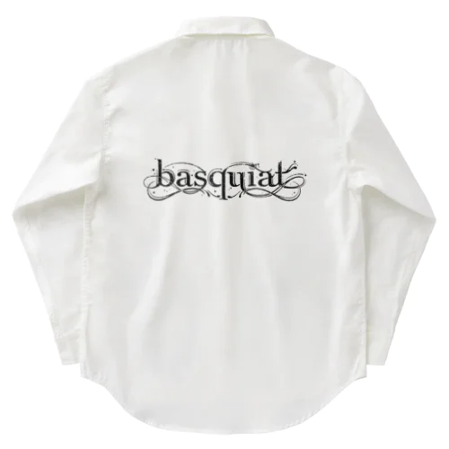 basquiat white Work Shirt