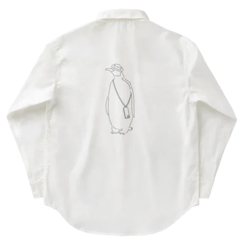 休日ペンギン ワークシャツ