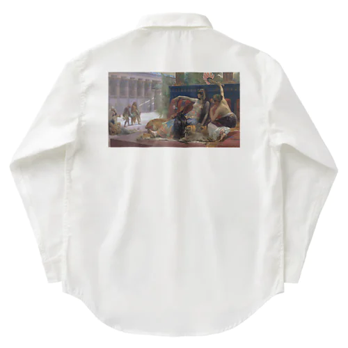 死刑囚に毒を試すクレオパトラ / Cleopatra Testing Poisons on Condemned Prisoners Work Shirt