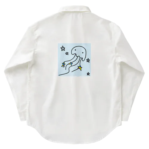 天の川のクラゲ Work Shirt