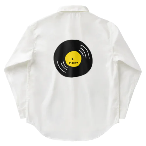 ゆるてがきレコード黄 Work Shirt