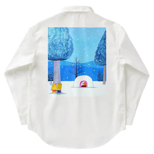 アートとメルヘンと創作の森　ノスタルジック絵画　秋野あかね作「まだいるよ」 Work Shirt