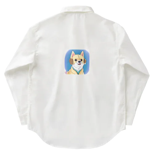 かわいい犬のベリー君 Work Shirt