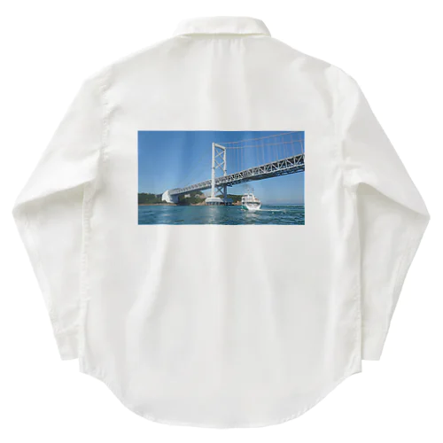 鳴門海峡大橋か瀬戸大橋（たぶん鳴門海峡大橋） Work Shirt