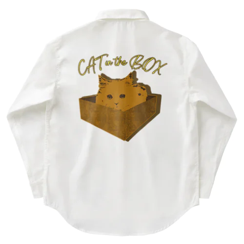 Cat in the box Work Shirt