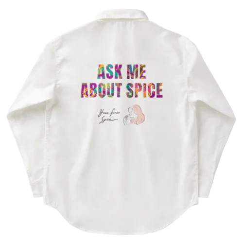 スパイス姫ニッキーのワークシャツ（ask me) Work Shirt