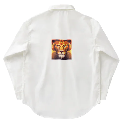 可愛い猛獣ドットレオ Work Shirt