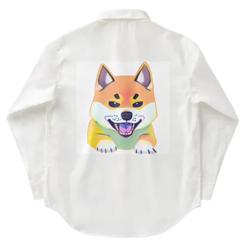 かっこいい柴犬くん Work Shirt