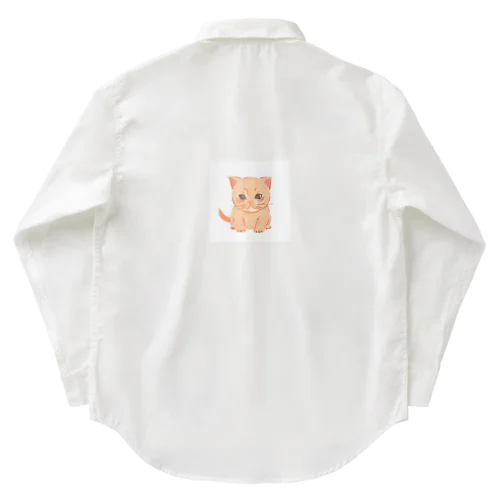 こまった猫ちゃん Work Shirt