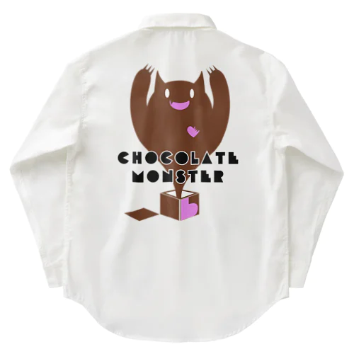 Chocolate monster  Work Shirt