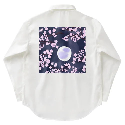 夜桜 Work Shirt