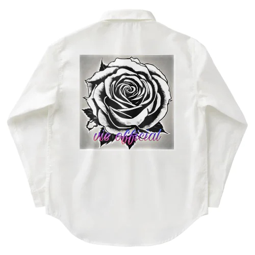 BLACK_rose Work Shirt