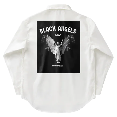 BLACK＆WHITE ANGEL ワークシャツ