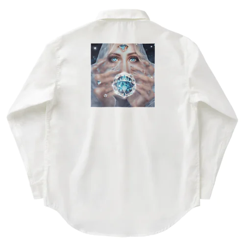 ダイヤモンド女性と神秘 ワークシャツ