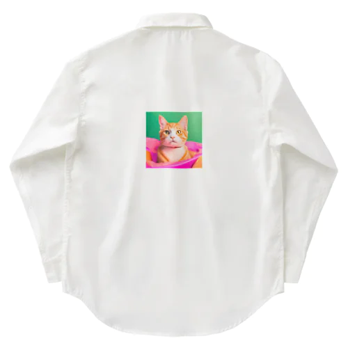 イケイケ猫ちゃん Work Shirt