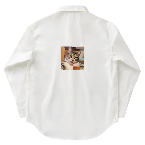 猫猫　泥酔 Work Shirt