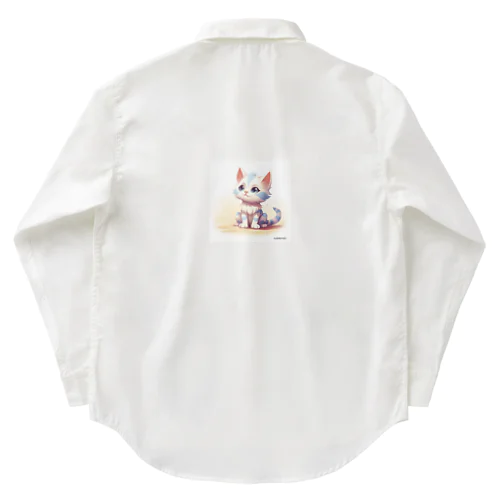 三つ子ネコのミント Work Shirt