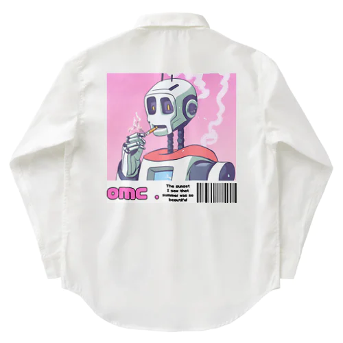 一服ロボットさん Work Shirt