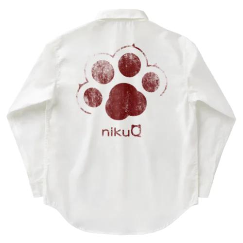 肉球をモチーフにしたオリジナルブランド「nikuQ」（猫タイプ）です Work Shirt