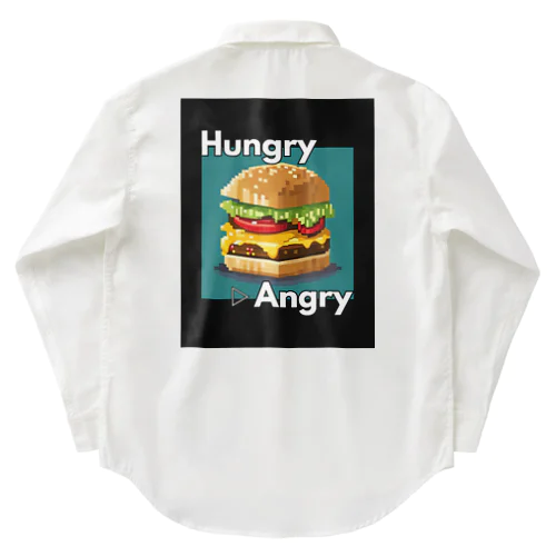 【ハンバーガー】hAngry  Work Shirt