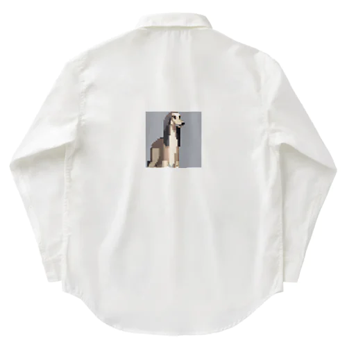 ドット絵の犬 Work Shirt