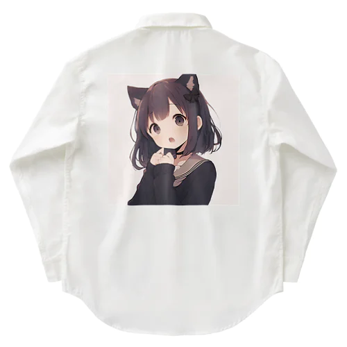 猫耳っ娘 Work Shirt