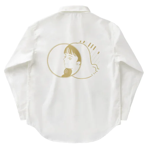 ピアノ弾きの女の子 Work Shirt