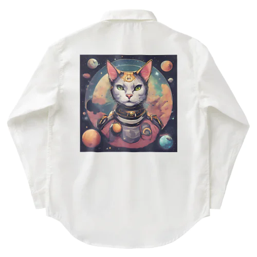 にゃんこ宇宙の彼方へ Work Shirt