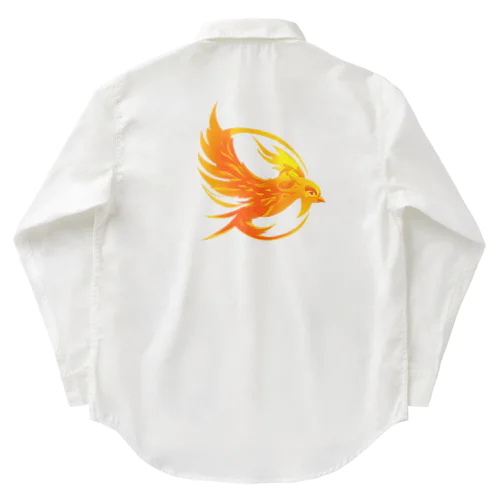 火の鳥/ロゴ Work Shirt