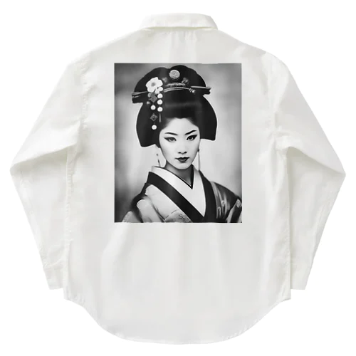 Japanese Courtesan Bloom Tee ”Geisha” ワークシャツ