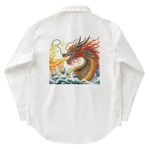 炎🔥を吐くドラゴン🐉 Work Shirt