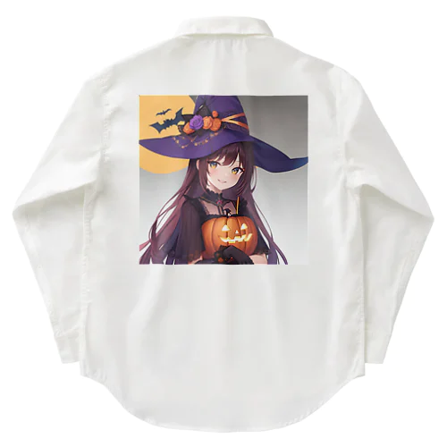 魔女っ子　ハロウィン Work Shirt