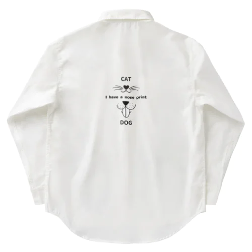 犬　猫　豆知識 Work Shirt