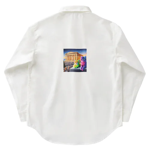 パルテノン神殿のキャッツ Work Shirt