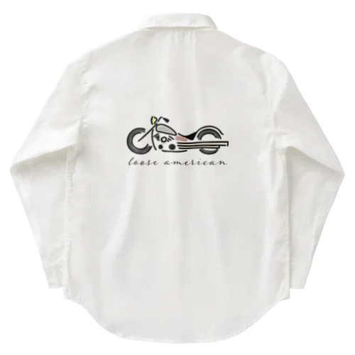 ゆるいアメリカン Work Shirt