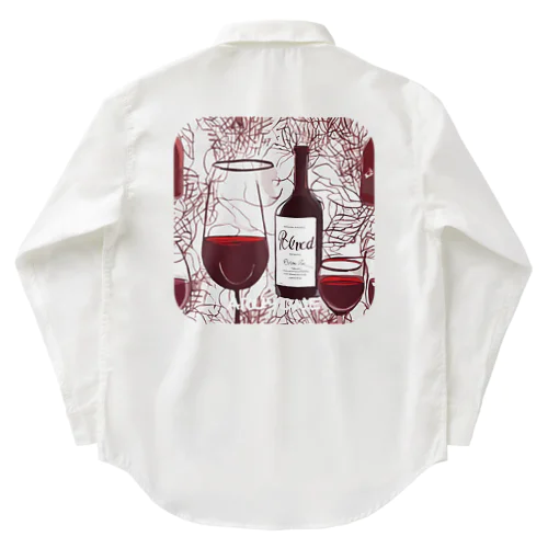 赤ワイン ワークシャツ