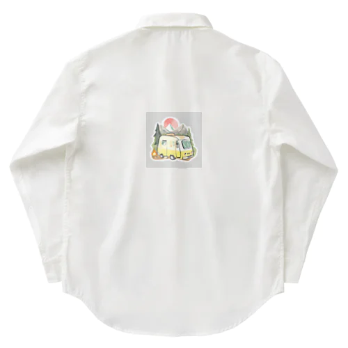 おしゃれキャンプイラスト Work Shirt