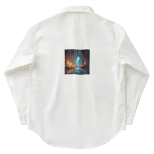 幻想の灯り 洞窟のキャンドルアートFantasia Illumination: Cave Candle Art Work Shirt