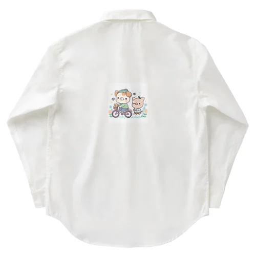 ぷくぷくシールのイラスト Work Shirt