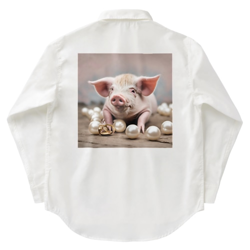 豚に真珠 Work Shirt