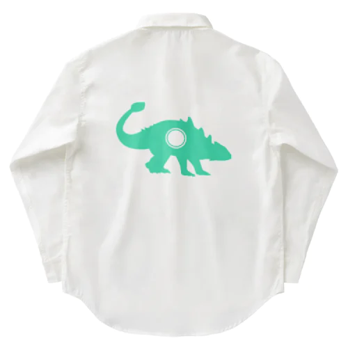 Dinosaurs monogram9 Work Shirt