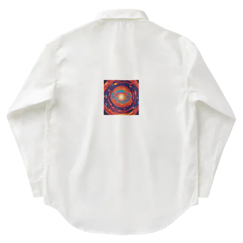 宇宙エネルギー‐幸運のドット絵コレクション Work Shirt