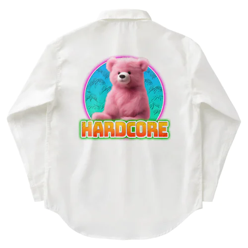 HARDCOREピンクのクマちゃん Work Shirt