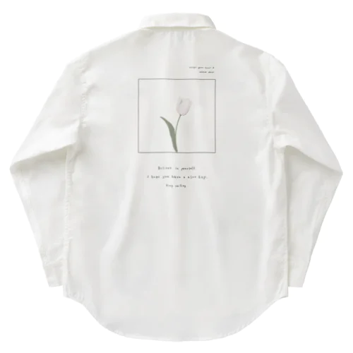 Powderpink tulip , Logoflame . Work Shirt