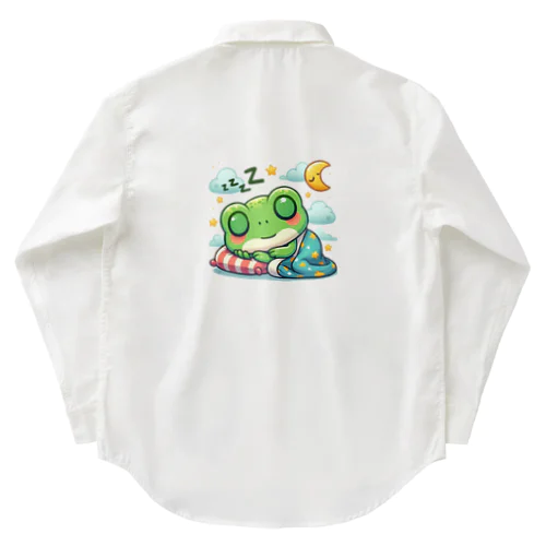 Sleeping frogs(熟睡する蛙) Work Shirt