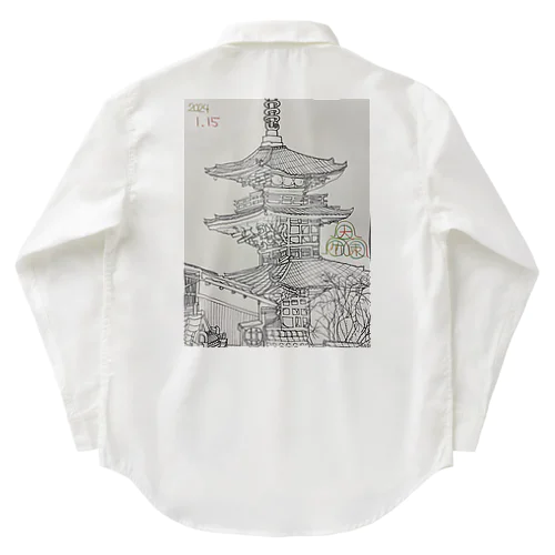 清水寺 Work Shirt