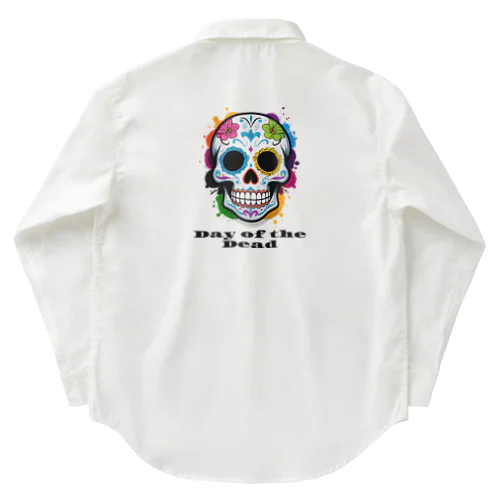 Day of the Dead スカル Work Shirt