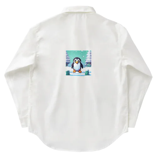 冒険しているペンギン ワークシャツ