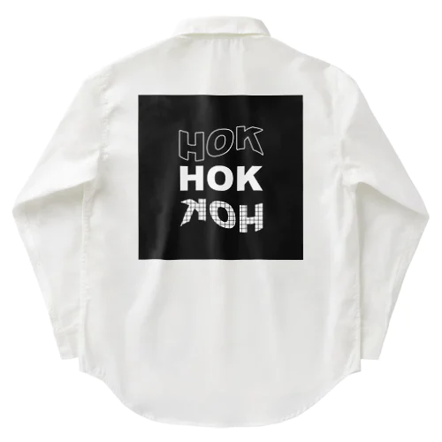 HOK✖️３(BLACK) ワークシャツ