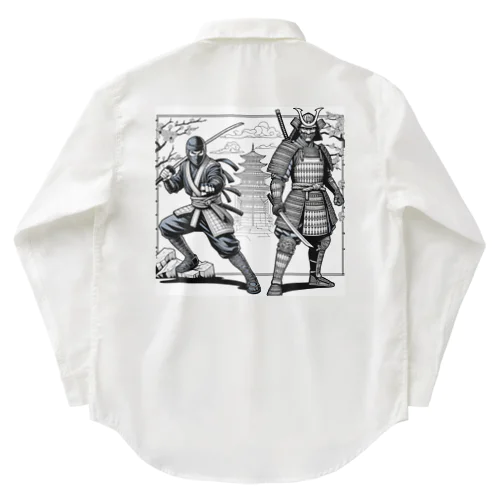 ninja & samurai Work Shirt